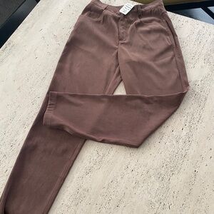 Orvis Size 6 Brown Ultrasuede Trousers with Tags